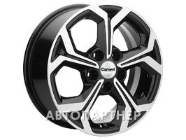 Khomen Wheels KHW1606 (Kaptur) 6.5x16 5x114.3 ET50 66.1 Black-FP *